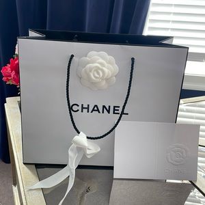 Chanel Gift Bag with ribbon and Receipt carrier